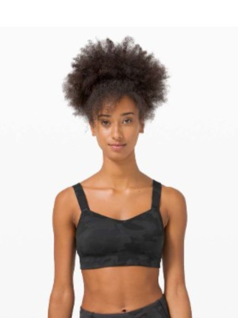 Lululemon Swift Speed Bra High Support Incognito Camo Multi Grey 34D Ultralu